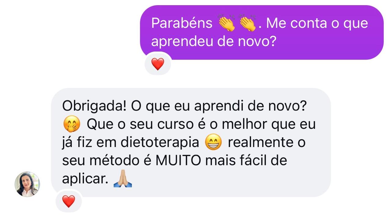 Depoimento sobre o melhor curso de Dietoterapia Chinesa já realizado