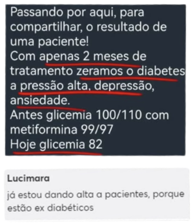 Depoimento sobre pacientes que reverteram diabetes com Dietoterapia Chinesa