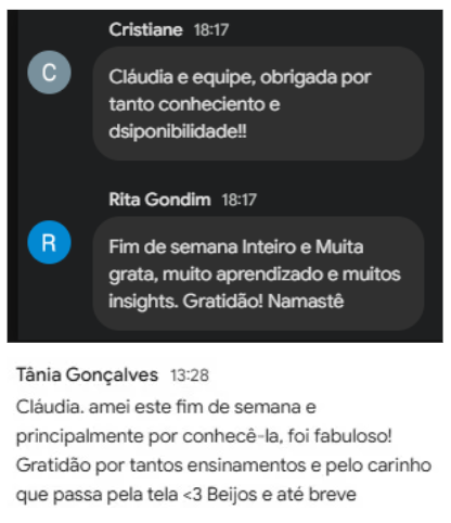Depoimento de participante da Imersão Dietoterapia Chinesa na Prática Clínica