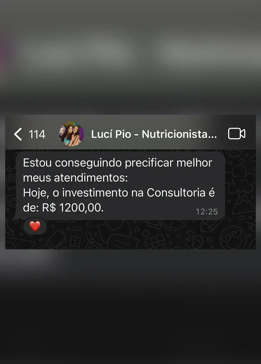 Depoimento de profissional de saúde sobre resultados com Dietoterapia Chinesa