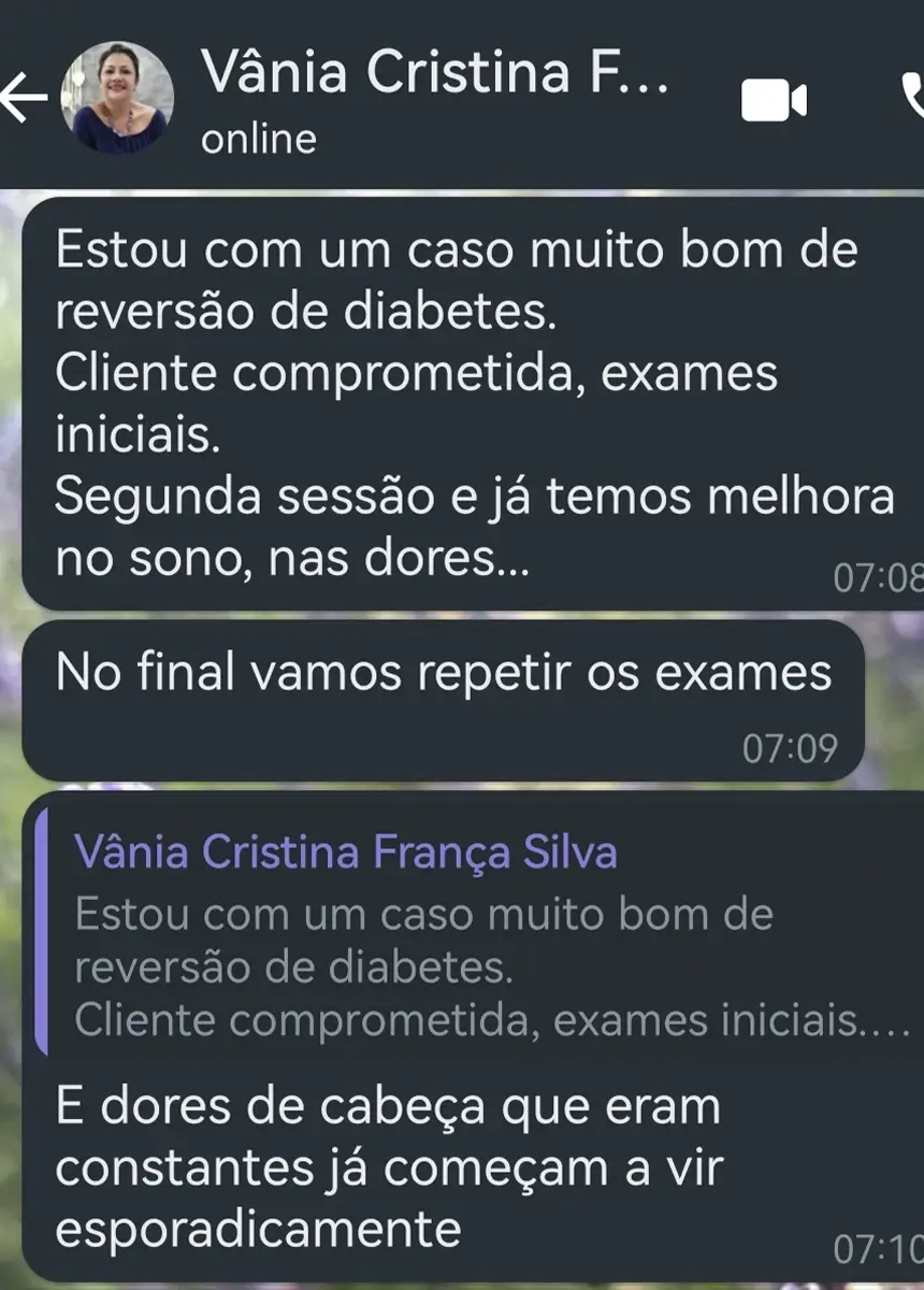 Depoimento de profissional de saúde sobre diagnóstico energético