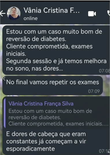Depoimento sobre reversão de diabetes com Dietoterapia Chinesa